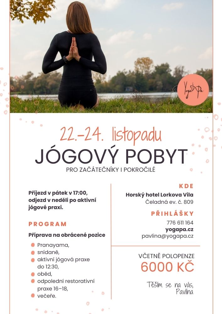 Yogapa letacek pobyt listopad 2024